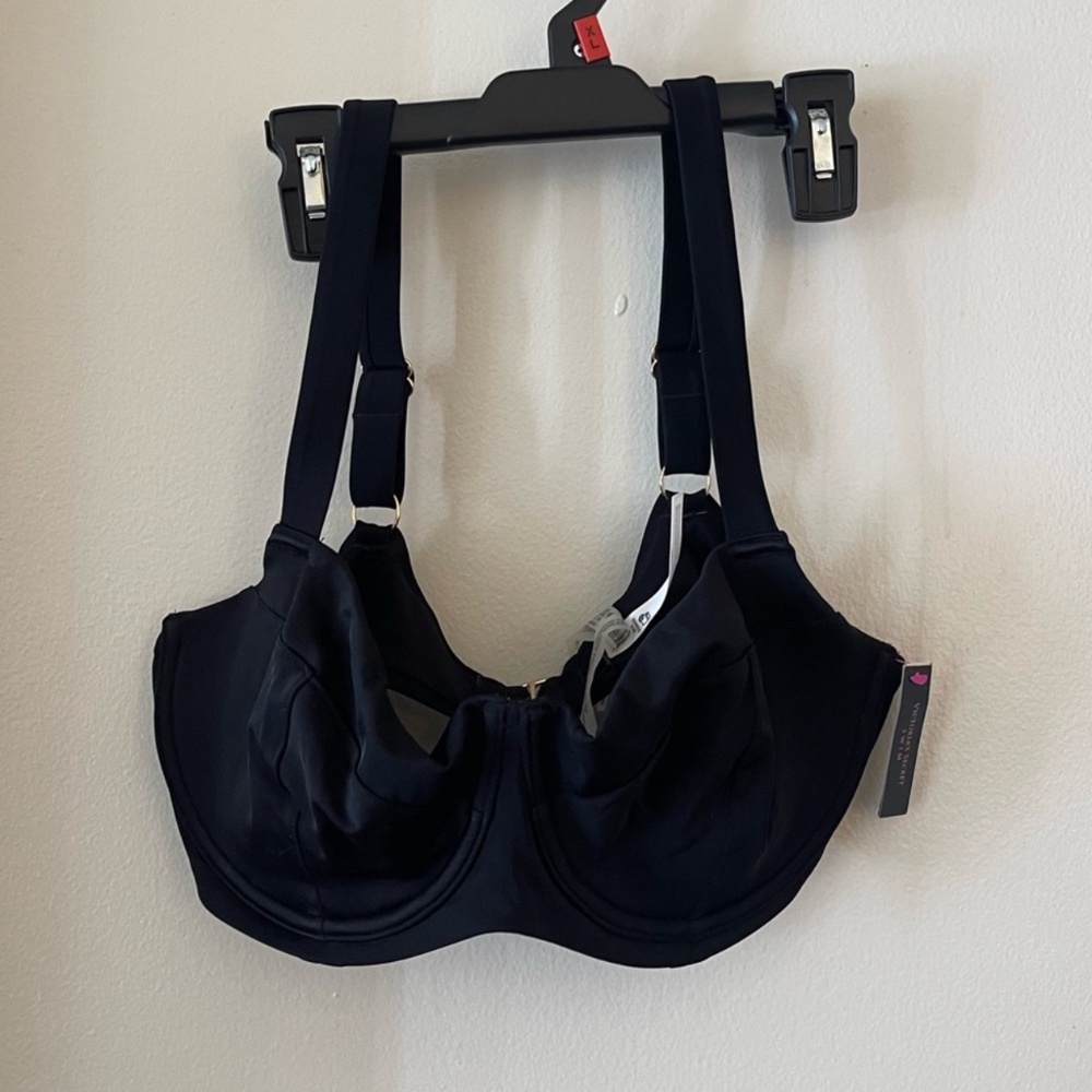 Victoria's Secret Black Underwire Swim Top